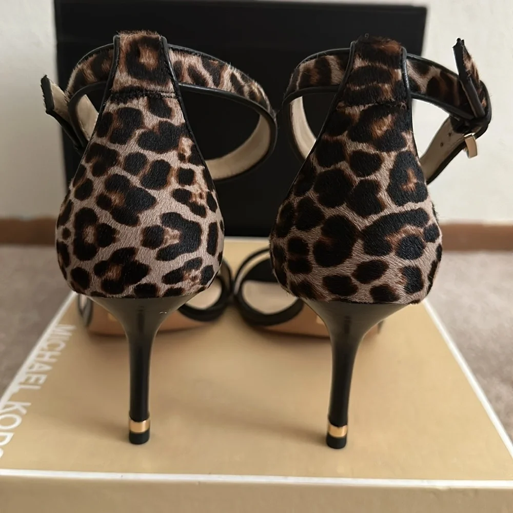 Michael Kors Leopard Sandals - Picture 6 of 15